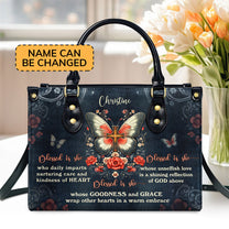 Blessed To Be Called - Personalized Leather Handbag main image 0