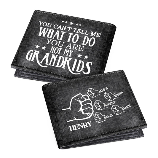 You Can't Tell Me What To Do | Personalized Folded Wallet For Men