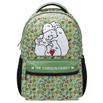 Bear Family | Personalized Backpack JSBPPT1082L