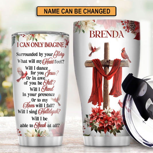 Jesuspirit | Christian Faith Gifts | Stainless Steel Tumbler | I Can Only Imagine SSTNAM1008B