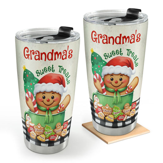 Grandma’s Sweet Treats | Personalized Stainless Steel Tumbler
