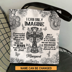 Jesuspirit| Personalized Christian Tote Bag | I Can Only Imagine  TBM738