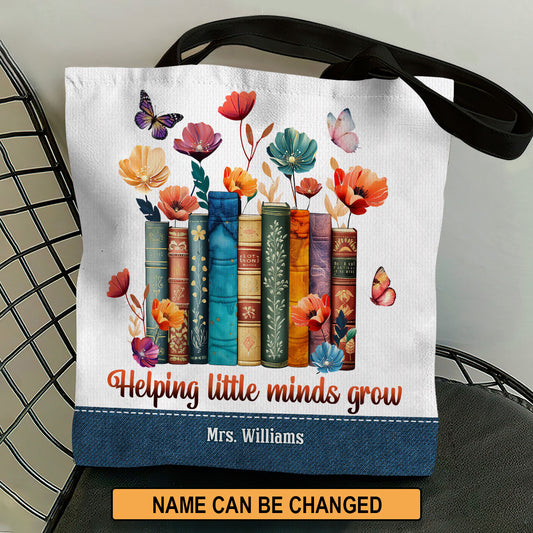 Helping Little Minds Grow - Beautiful Tote Bag JSTBM1057