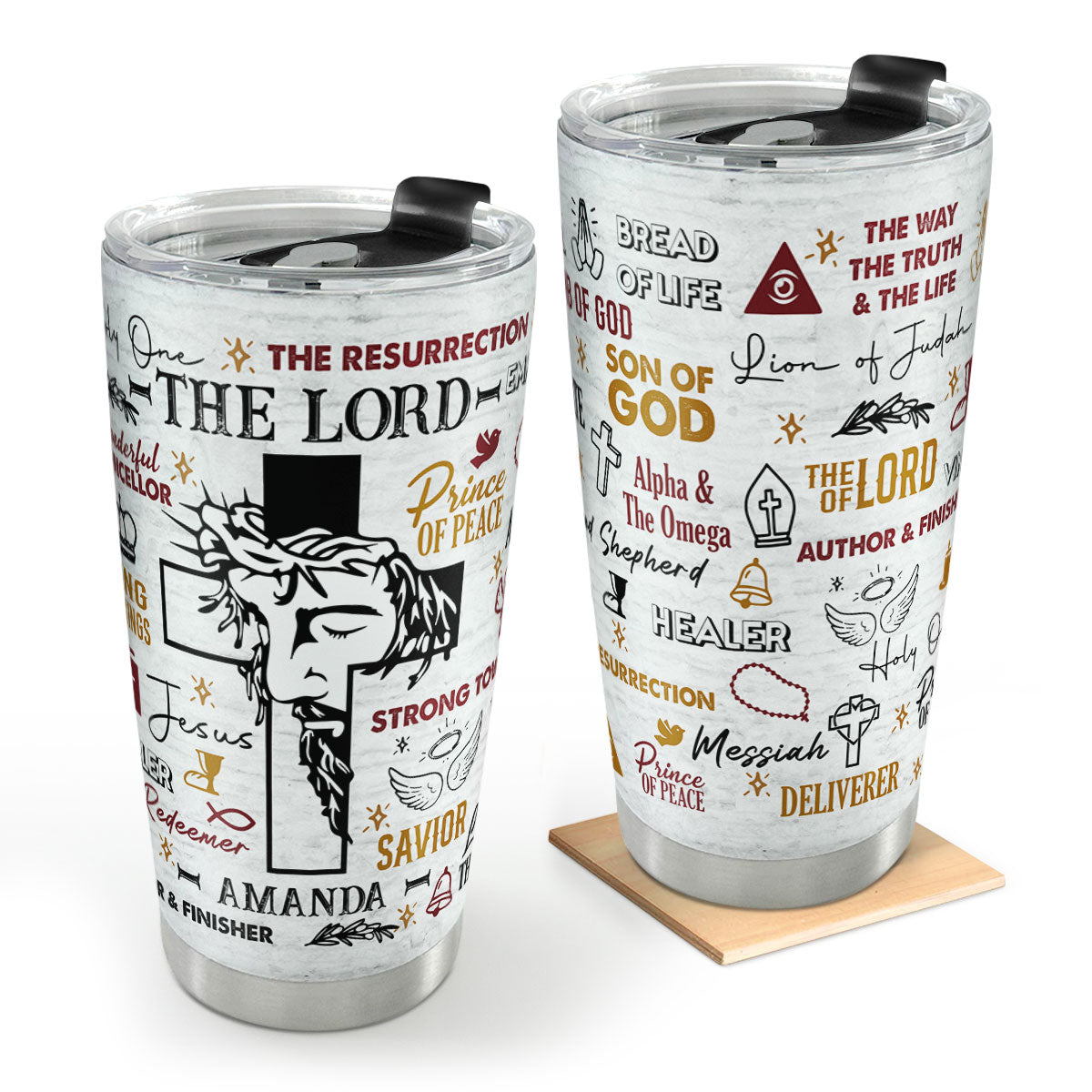 Jesus The Lord Of Lords | Personalized Stainless Steel Tumbler JSSSTPT2474D