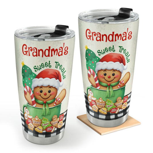 Grandma’s Sweet Treats | Personalized Stainless Steel Tumbler