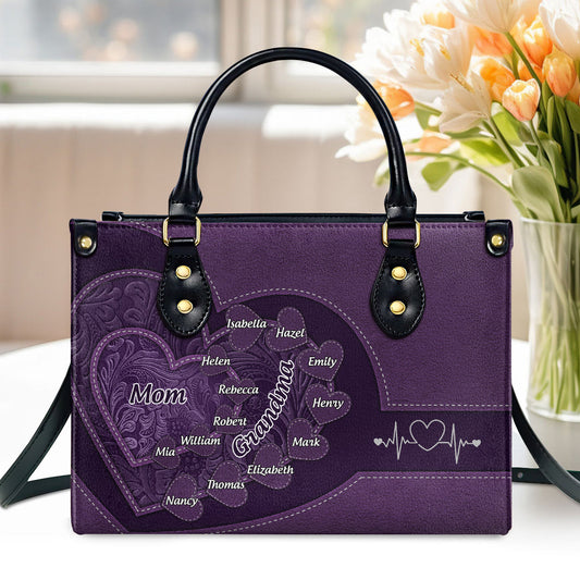 Grandma Nana | Personalized Leather Handbag