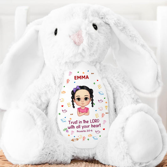 Bible Verse For Kids | Personalized Stuffed Bunny