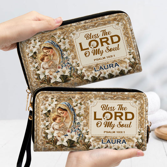 Bless The Lord O My Soul | Personalized Clutch Purse