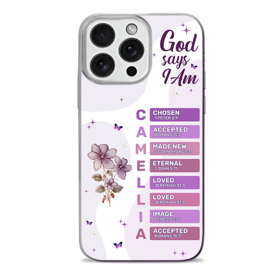 What God Says About You  | Personalized Clear Silicone Phone Case