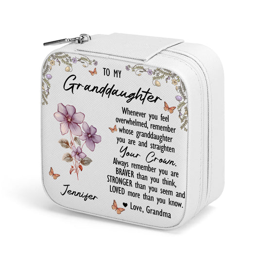 To My Granddaughter | Personalized Jewelry Box