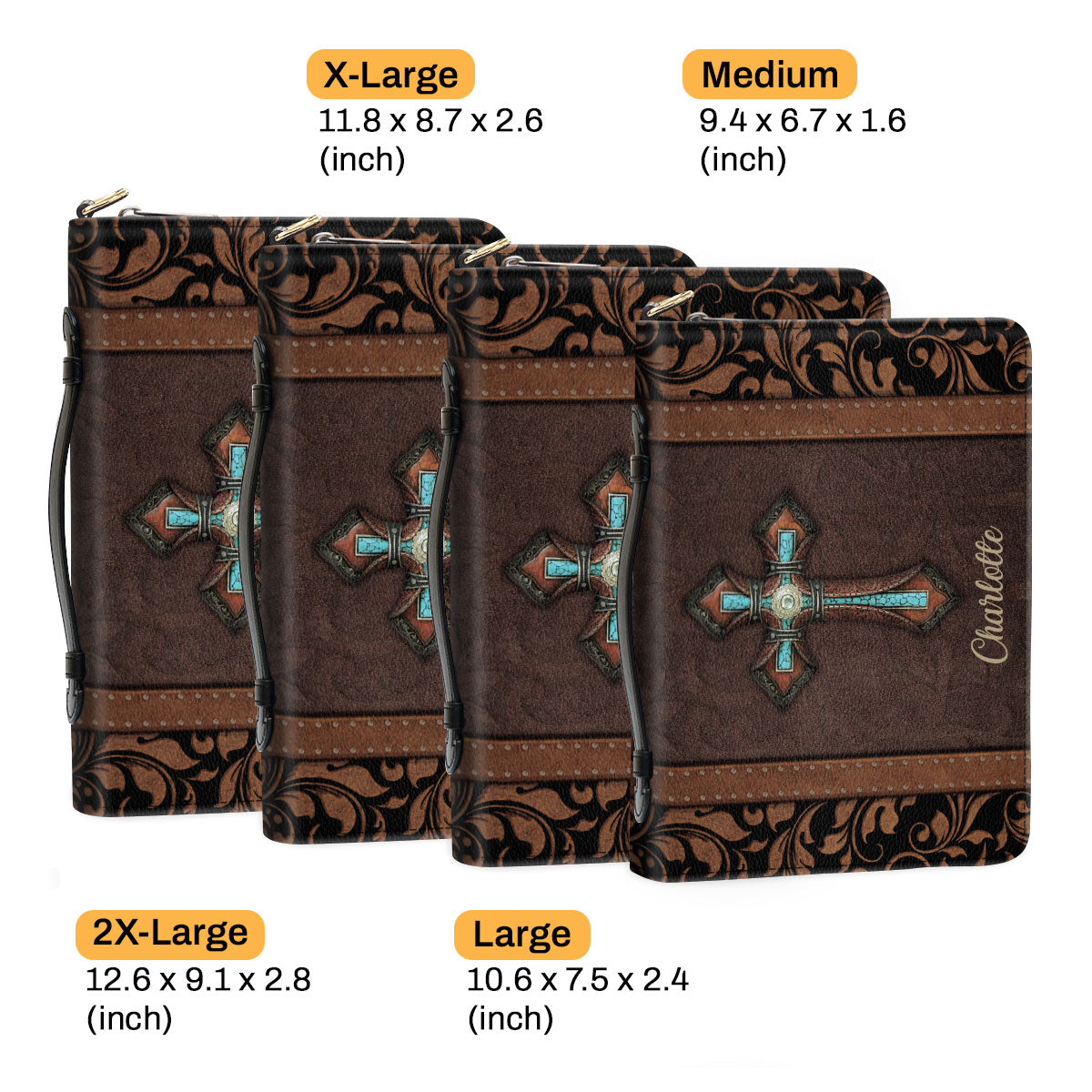 Beautiful Personalized Bible Cover AHN228