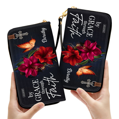 By Grace Through Faith - Special Personalized Clutch Purse H14