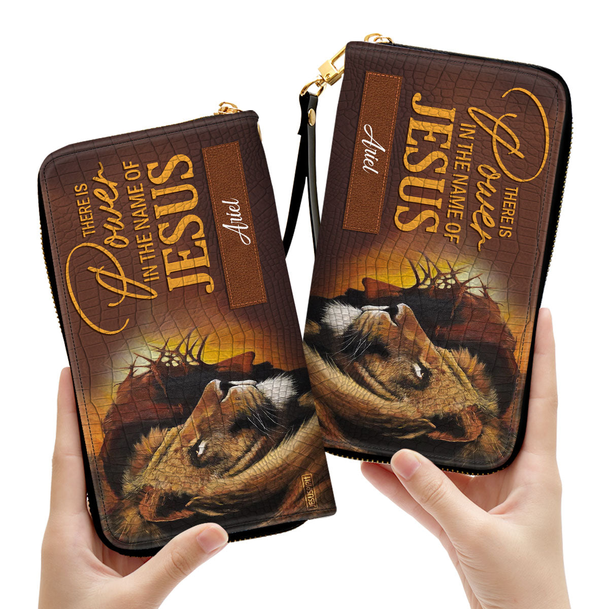 Must-Have Personalized Clutch Purse - There Is Power In The Name Of Jesus H16