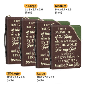 Beautiful Personalized Bible Cover - For My God Is With Me And Goes Before Me HIM317A