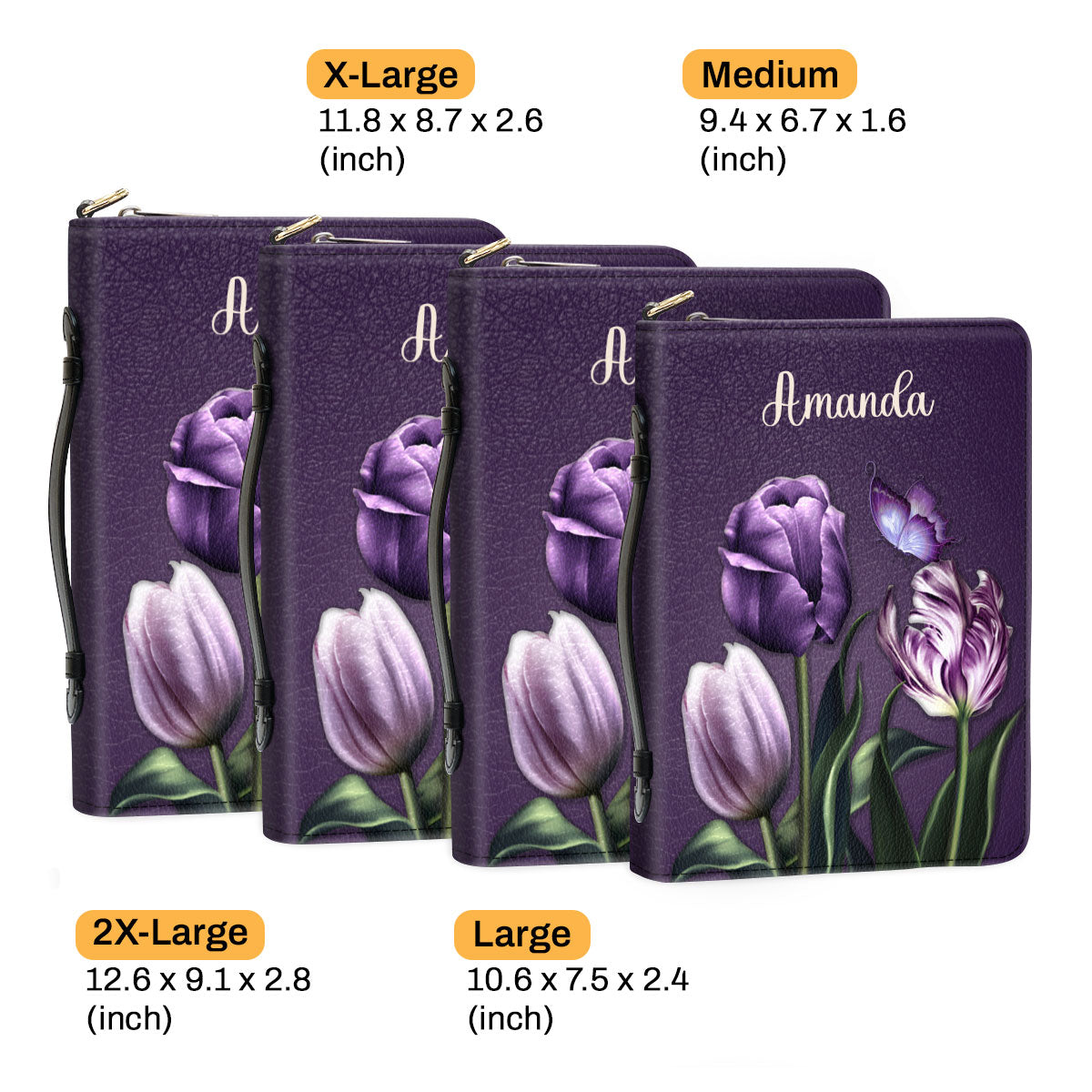 Jesuspirit Personalized Bible Cover | For God So Loved The World | Bible Case With Name HN26