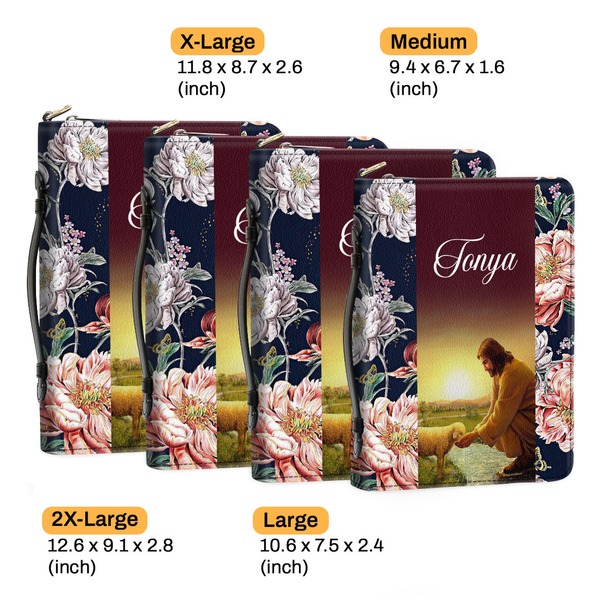 Glorious Personalized Bible Cover | My Sheep Hear My Voice