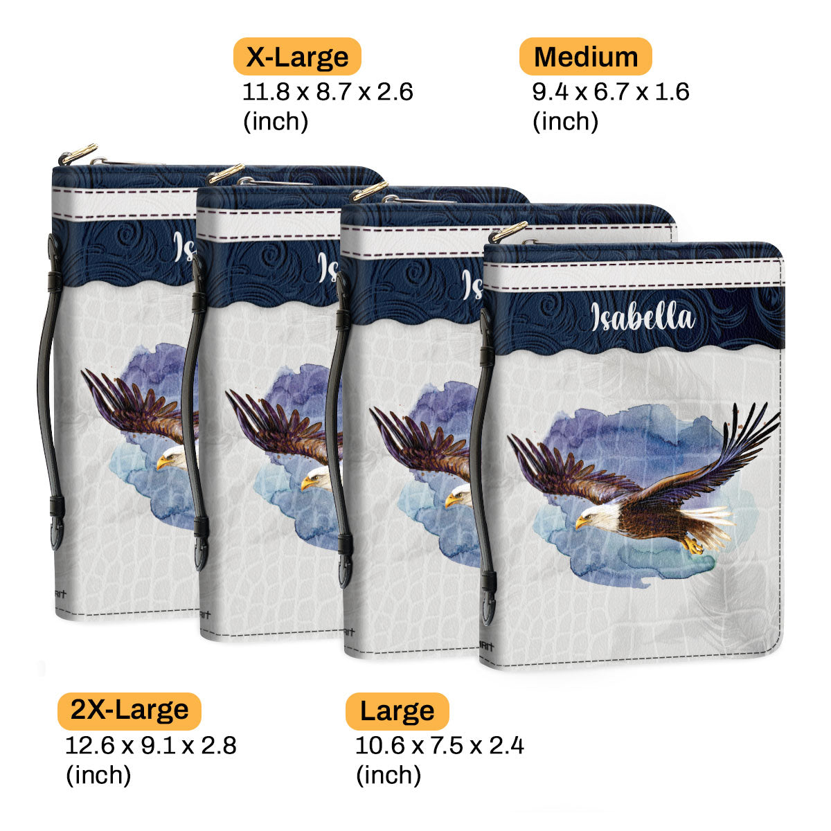 Must-Have Personalized Bible Cover - They Will Soar On Wings Like Eagles NUHN310