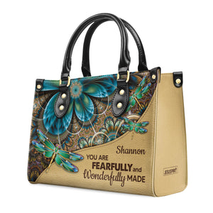You Are Fearfully And Wonderfully Made - Lovely Leather Handbag NUH271