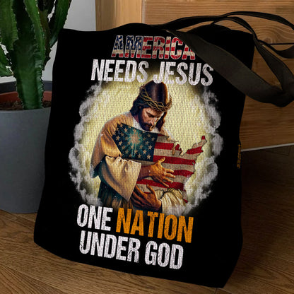 One Nation Under God - Beautiful Tote Bag TBNAHN1007B