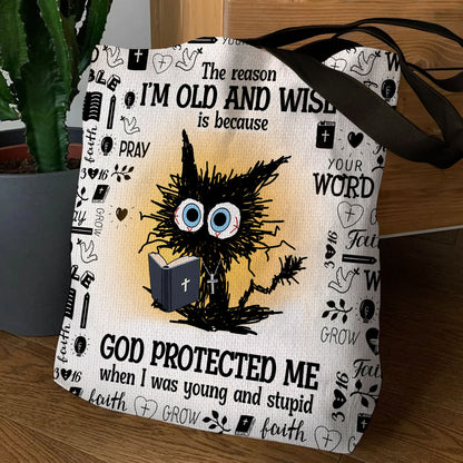 God Protected Me - Beautiful Tote Bag TBNAHN1001B