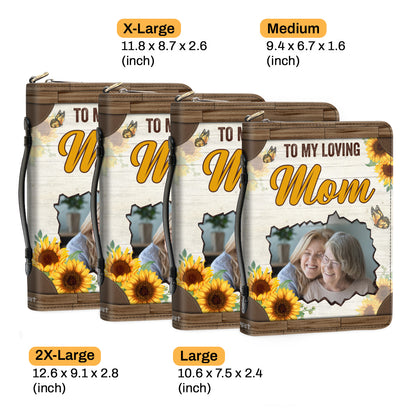 To My Loving Mom/ Dad | Personalized Bible Cover JSBCPTN950L