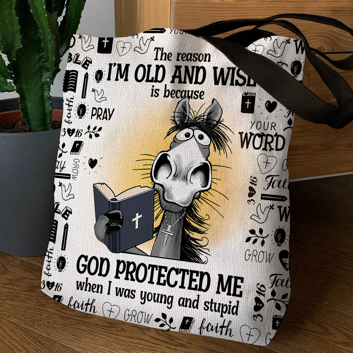 God Protected Me - Beautiful Tote Bag TBNAHN1001A