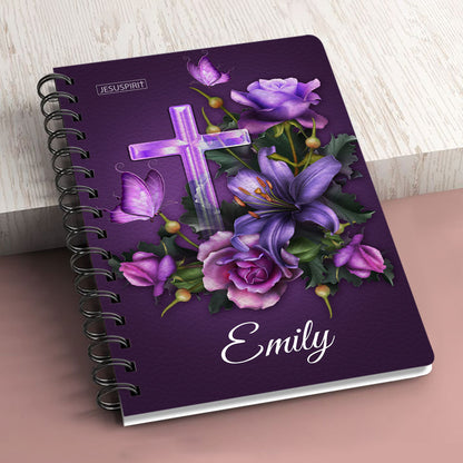 Meaningful Personalized Spiral Journal - Believe That You Have Received It NUH485