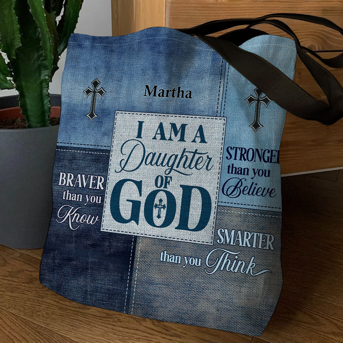 Jesuspirit Personalized Christian Tote Bag | Daughter Of God TBM764