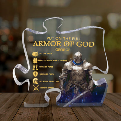 Armor Of God | Personalized Custom Shaped Squared Acrylic Plaque JSAPPPPA1574L