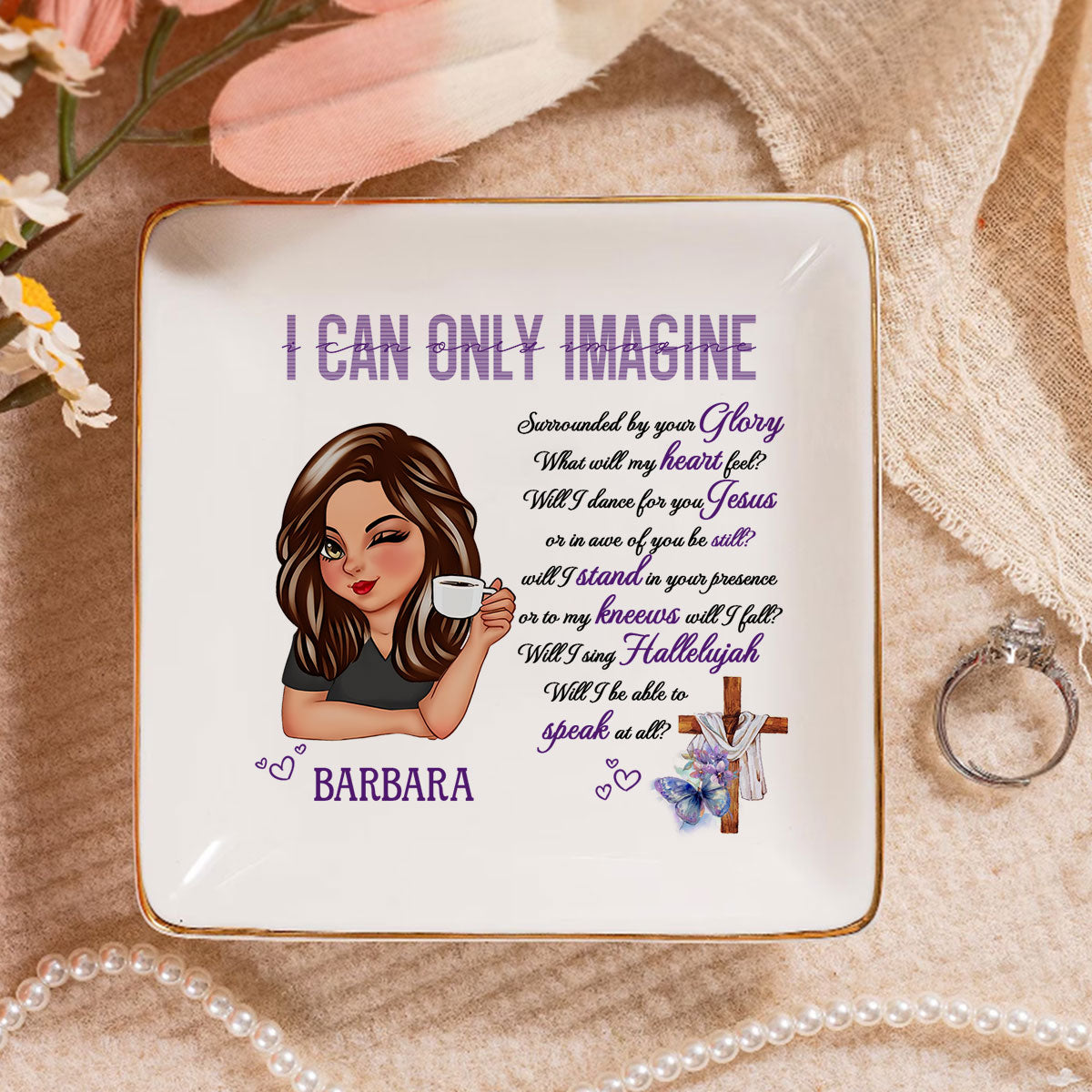 I Can Only Imagine | Personalized Jewelry Dish JSJDPT1845M