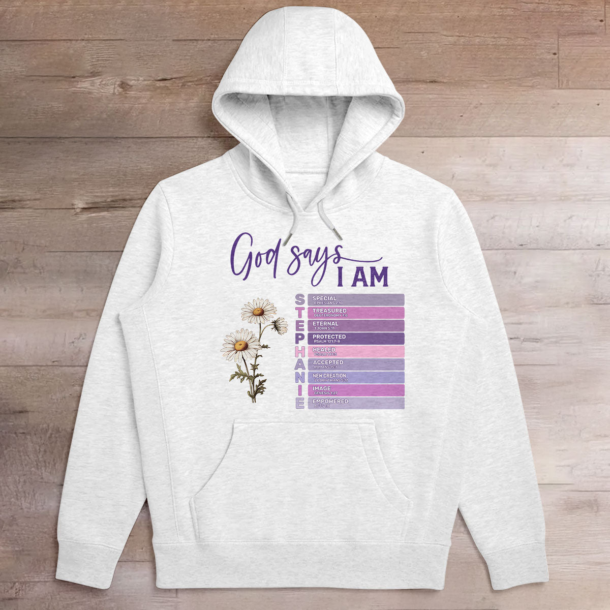 God Says I Am | Personalized Unisex Hoodie