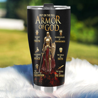 Armor Of God | Personalized Stainless Steel Tumbler