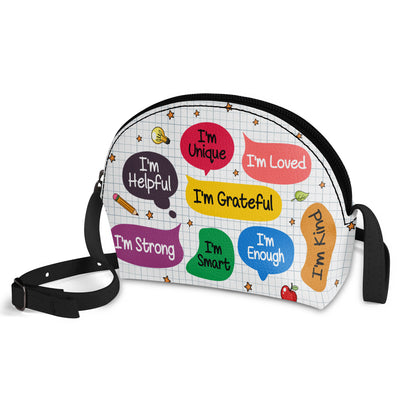 I'm Kind I'm Brave | Personalized Kid Shell Purse JSCHSBPH1128M