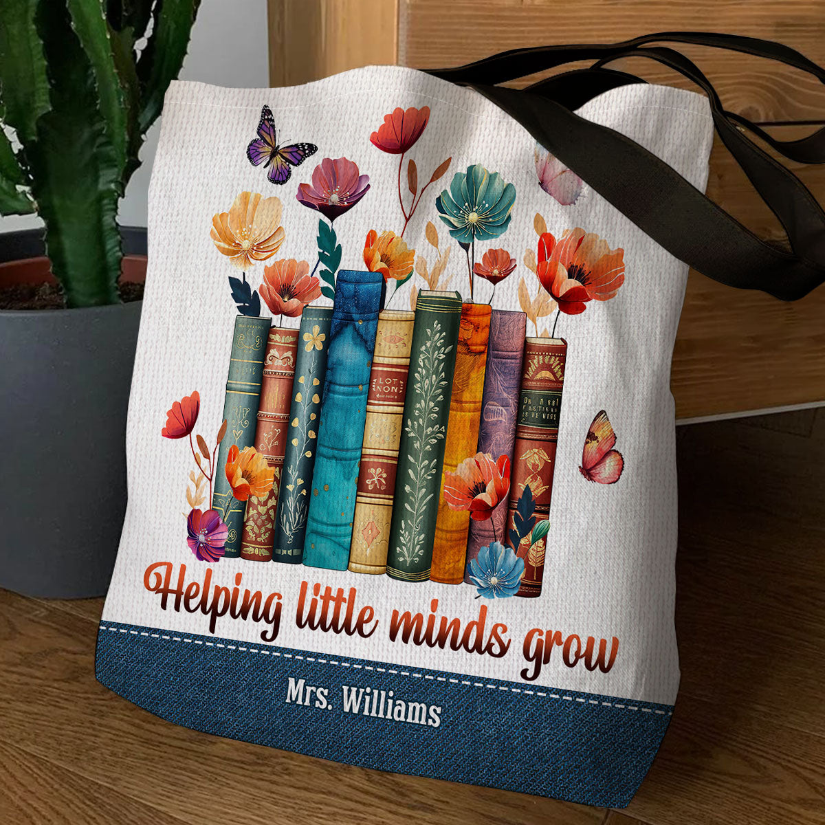 Helping Little Minds Grow - Beautiful Tote Bag JSTBM1057