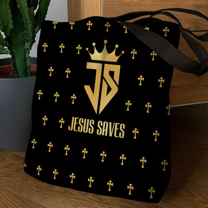 Unique Christian Tote Bag - Jesus Saves NM129