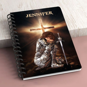 Jesuspirit  | Religious Gift For Christian People | I Am The Daughter Of The King  | Personalized Spiral Journal SJNAM1010