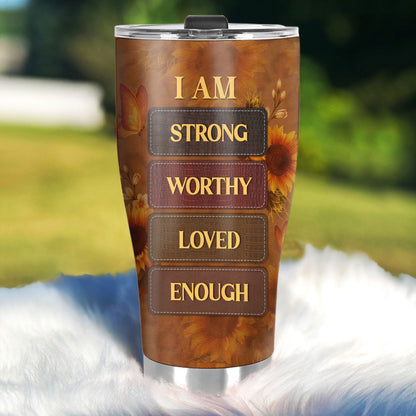 I Am | Personalized Stainless Steel Tumbler JSSSTH871