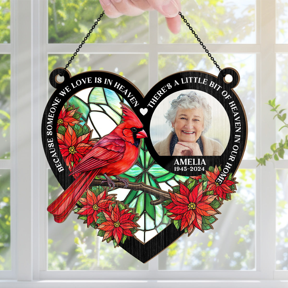 I'm Always With You | Personalized Window Hanging Suncatcher JSWHSCPTN1472L