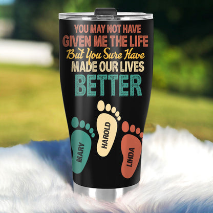 Best Bonus Dad Ever | Personalized Stainless Steel Tumbler SSTM1033