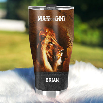 Man Of God | Personalized Stainless Steel Tumbler JSSSTPT2178L