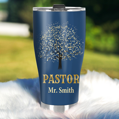 Jesuspirit | Christian Faith Gifts | Stainless Steel Tumbler | Thank You Pastor  SSTNAM1002A