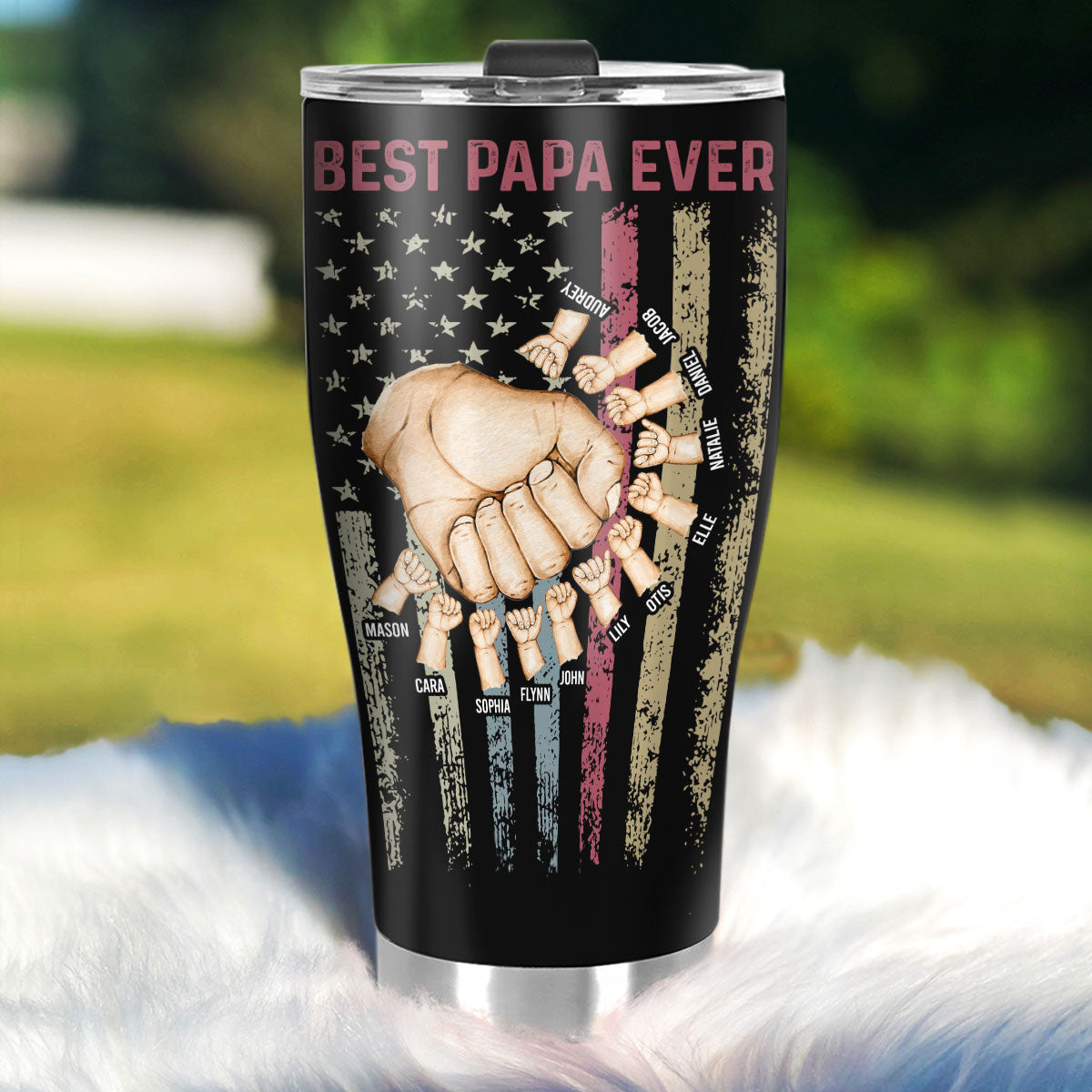 Best Dad Ever - Personalized Stainless Steel Tumbler SSTN15