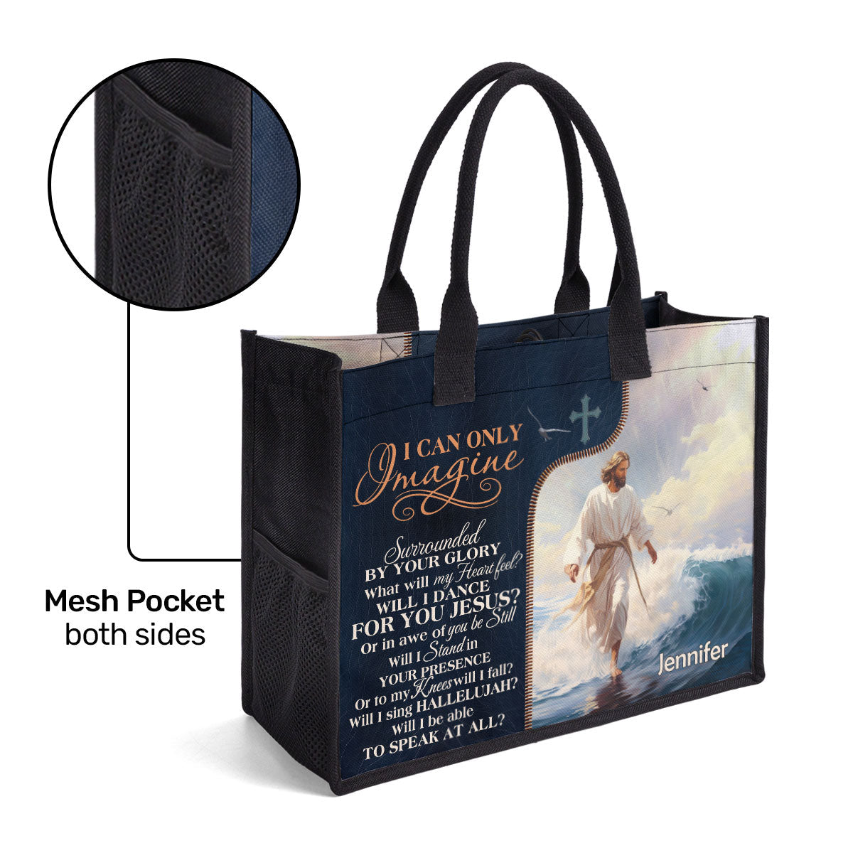 I Can Only Imagine - Personalized New Canvas Tote Bag CTBM737