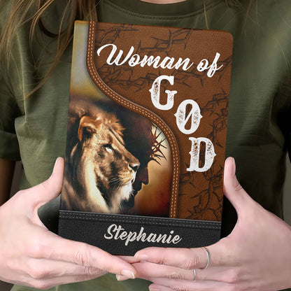 Man Of God/Woman Of God | Personalized Leather Cover Notebook