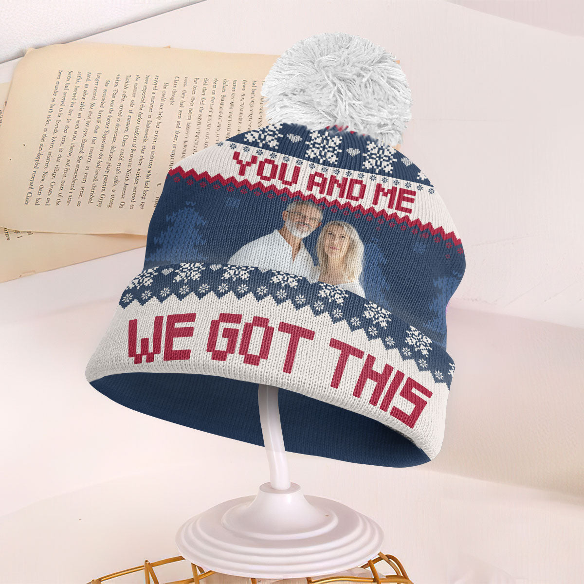 You And Me We Got This Bubble Hat | Personalized Bobble Beanie Hat JSBBHPPA2679M