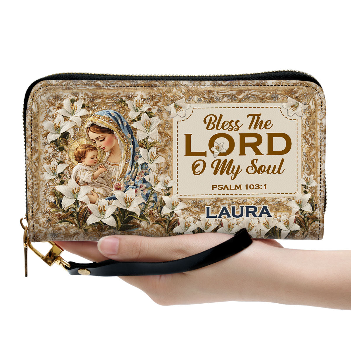 Bless The Lord O My Soul | Personalized Clutch Purse