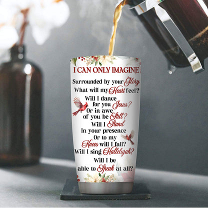 Jesuspirit | Christian Faith Gifts | Stainless Steel Tumbler | I Can Only Imagine SSTNAM1008B