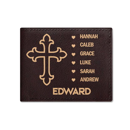 The Only Thing | Personalized Folded Wallet For Men JSLFWH874
