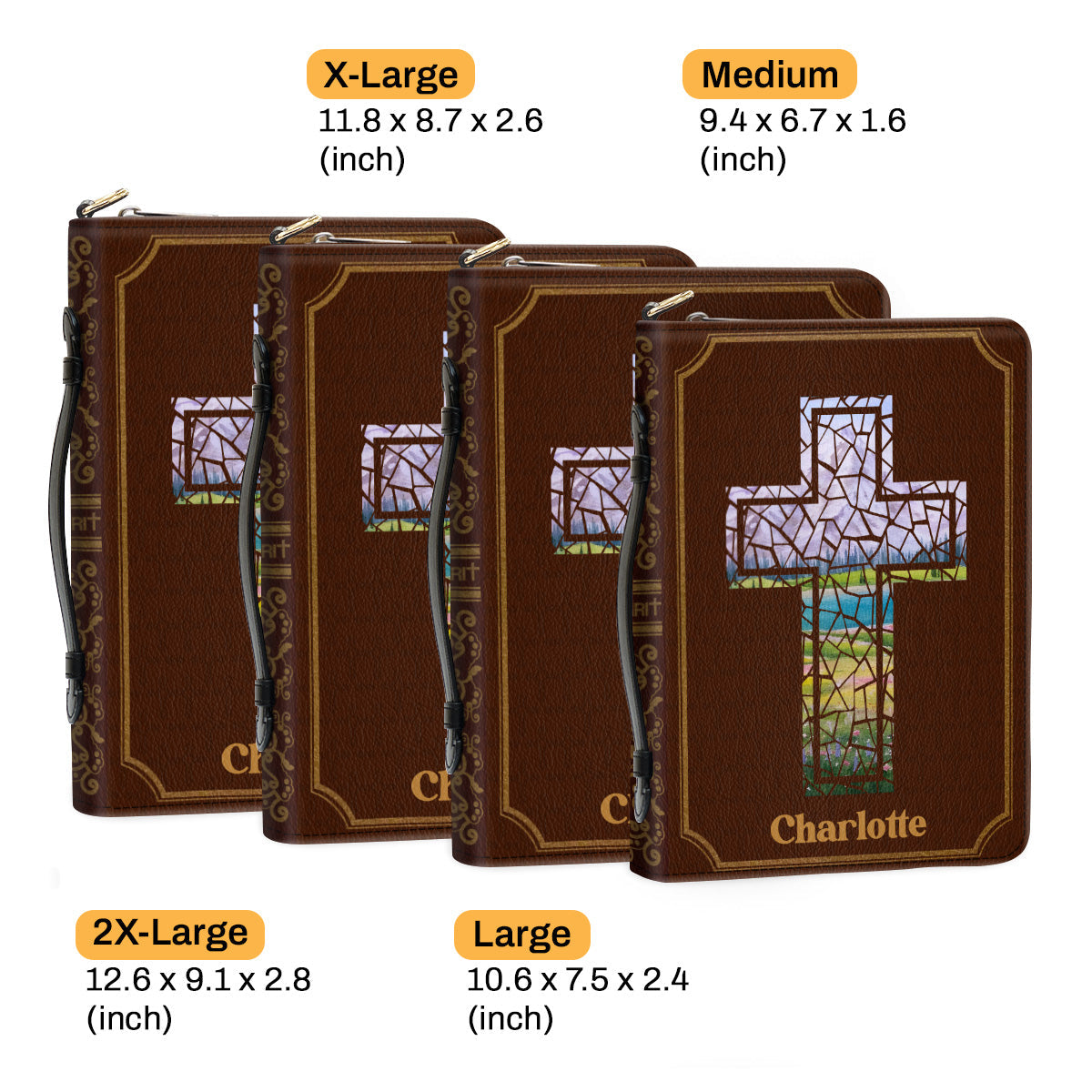 God Turns Broken Pieces Into Masterpieces | Personalized Bible Cover JSBCHLTN1350TA