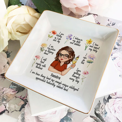 My Morning Affirmation | Personalized Jewelry Dish JSJDPH1847M